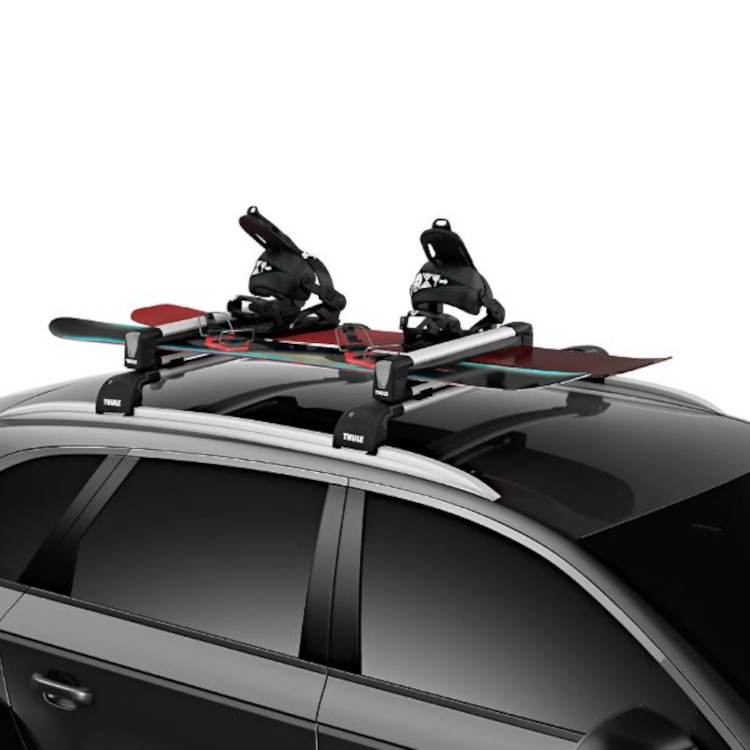 Thule Snowpack Medium 4 Skis / 2 Snowboards Roof Rack - Image 2